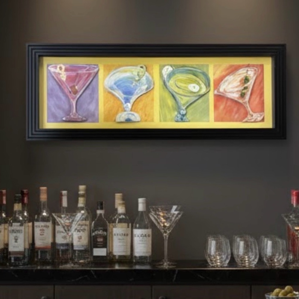 Colorful Cocktail Wall Art